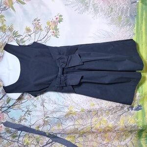 Kate Spade size 6 classic black sleeveless dress, with bow